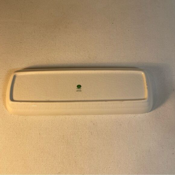 Nikko Japan Christmas tree small rectangular relish candy dish - Picture 4 of 7